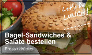 Bagel-Sandwiches, Paninis, Burgers & Salate